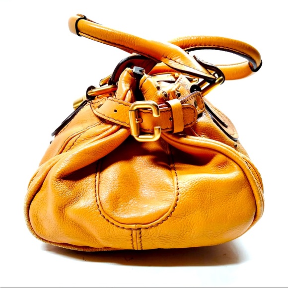 Chloe Hand Bag  Brown Leather made in Italy 🇮🇹💕 - Picture 3 of 7